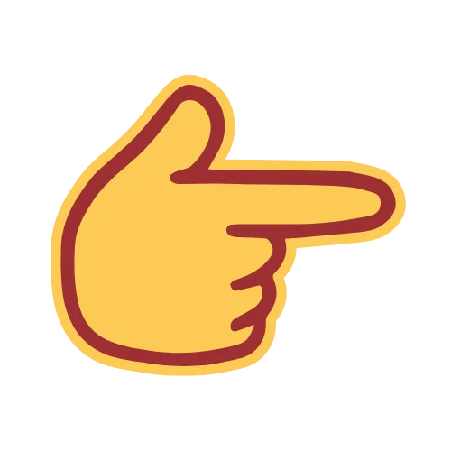 pointing right