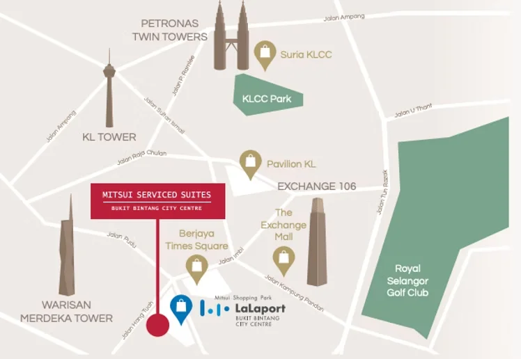 Mitsui Location Map